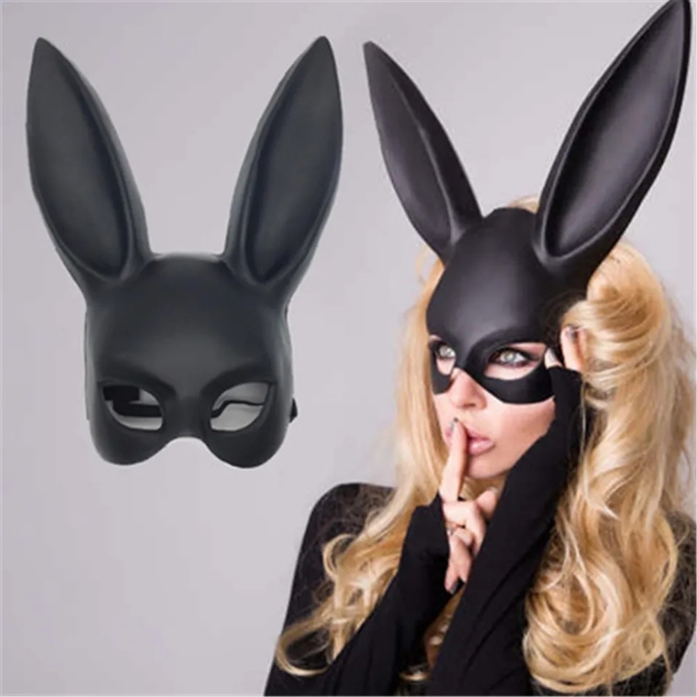 NWT Goth Bunny Darko Halloween Mask - Picture 5 of 7